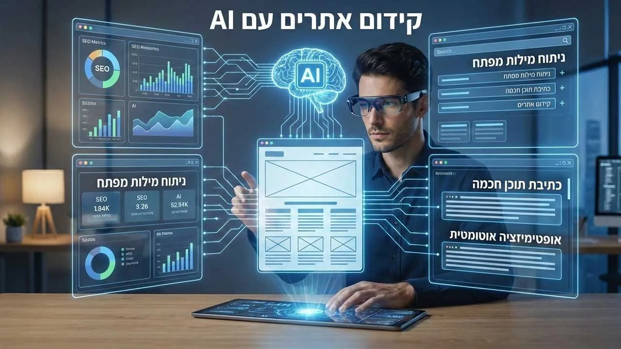 קידום אתרים עם בינה מלאכותית